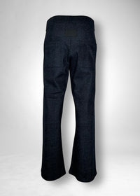 42 GALAXY SEMI-WIDE TROUSERS / WOOLY TWEEDY JERSEY - C11