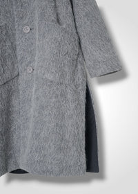 42 MARILYN COAT / ALPACA JAQUARD SHAGGY - C15