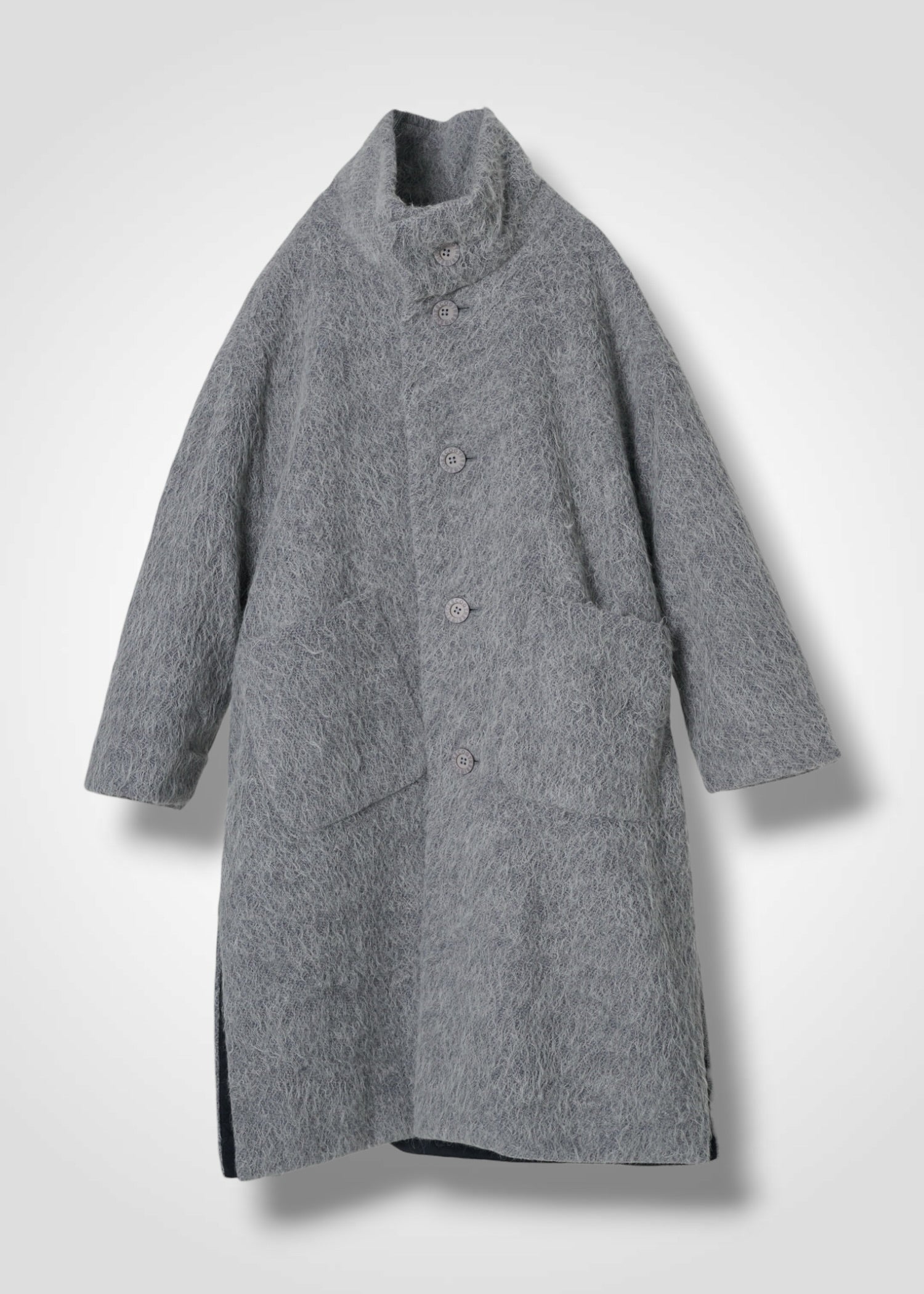 42 MARILYN COAT / ALPACA JAQUARD SHAGGY - C15