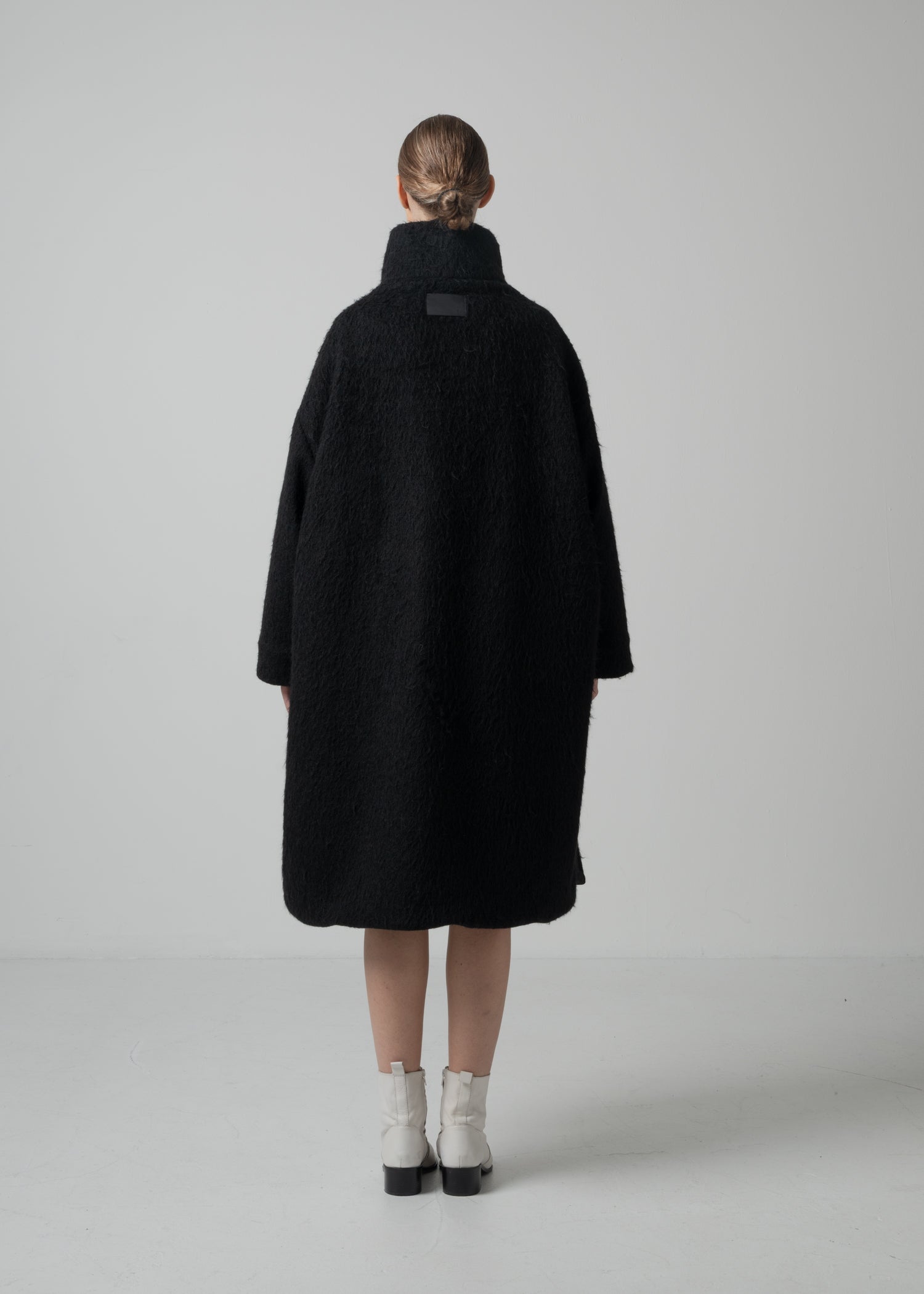42 MARILYN COAT / ALPACA JAQUARD SHAGGY - C15