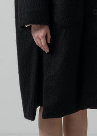 42 MARILYN COAT / ALPACA JAQUARD SHAGGY - C15