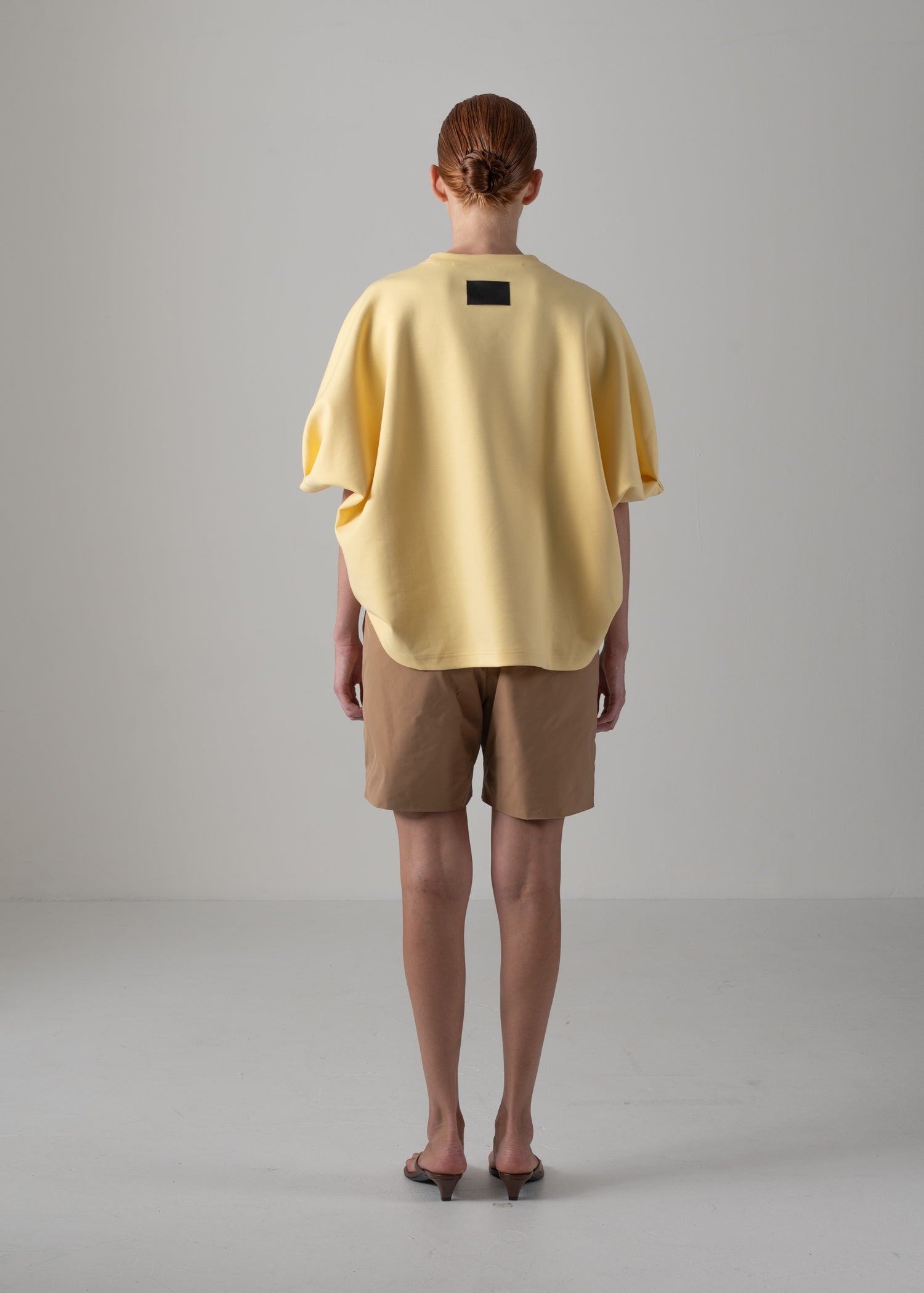 HELLEN PENTAGON TOP, クルーネックスウェットトップ, Made in Japan