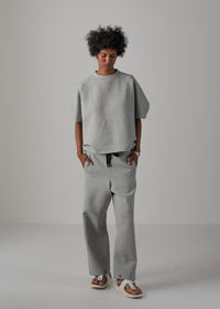 43 HELLEN PENTAGON TOP / AIRY COTTON DOUBLE JERSEY - C14