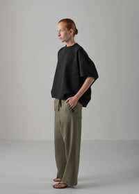 43 HELLEN PENTAGON TOP / AIRY COTTON DOUBLE JERSEY - C14