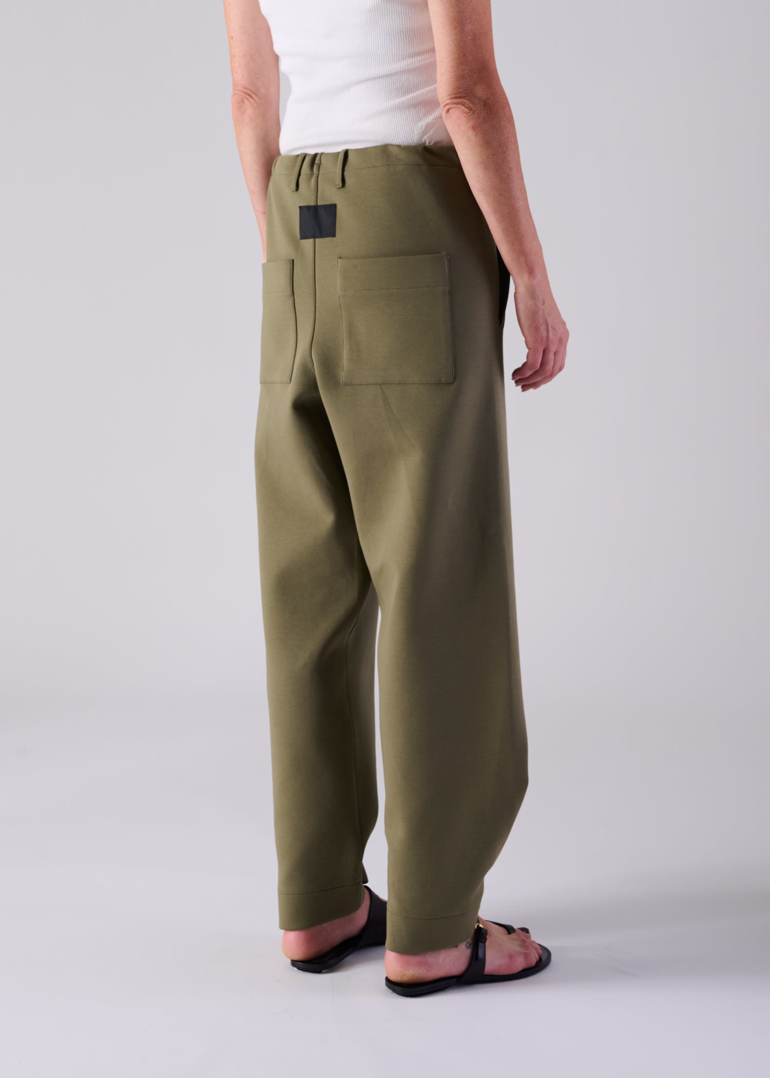 LANA TROUSERS, Straight leg easy trousers, Made in Japan