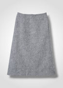 44 OCTAVIA A-LINE SKIRT / ALPACA JAQUARD SHAGGY - C15