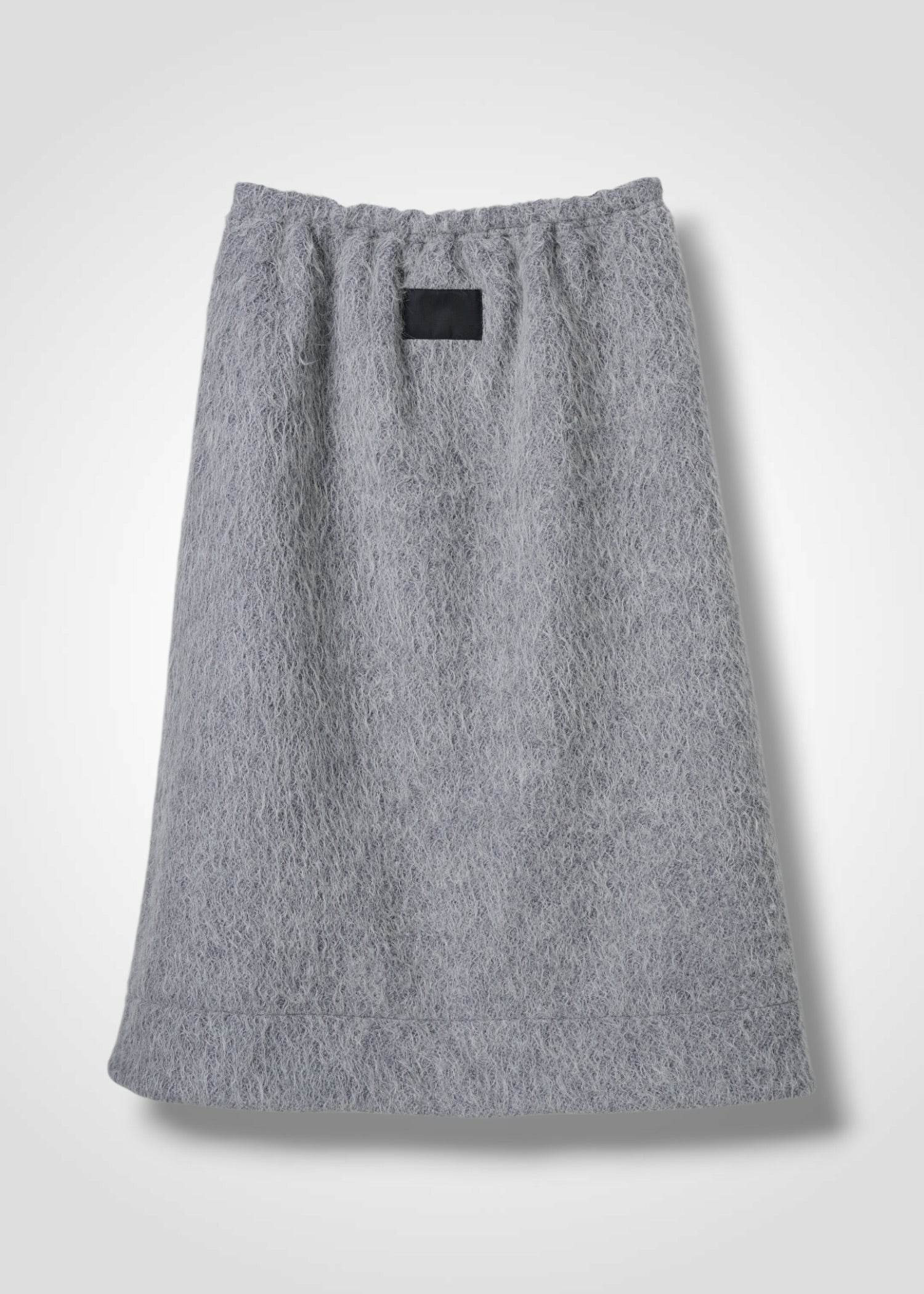 44 OCTAVIA A-LINE SKIRT / ALPACA JAQUARD SHAGGY - C15