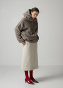 45 ODALIS ZIP PARKA / ECO MINK - C15