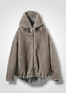 45 ODALIS ZIP PARKA / ECO MINK - C15