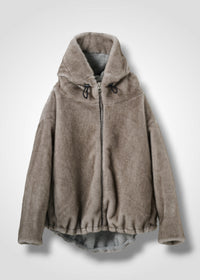 45 ODALIS ZIP PARKA / ECO MINK - C15