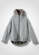 45 ODALIS ZIP PARKA / ECO MINK - C15