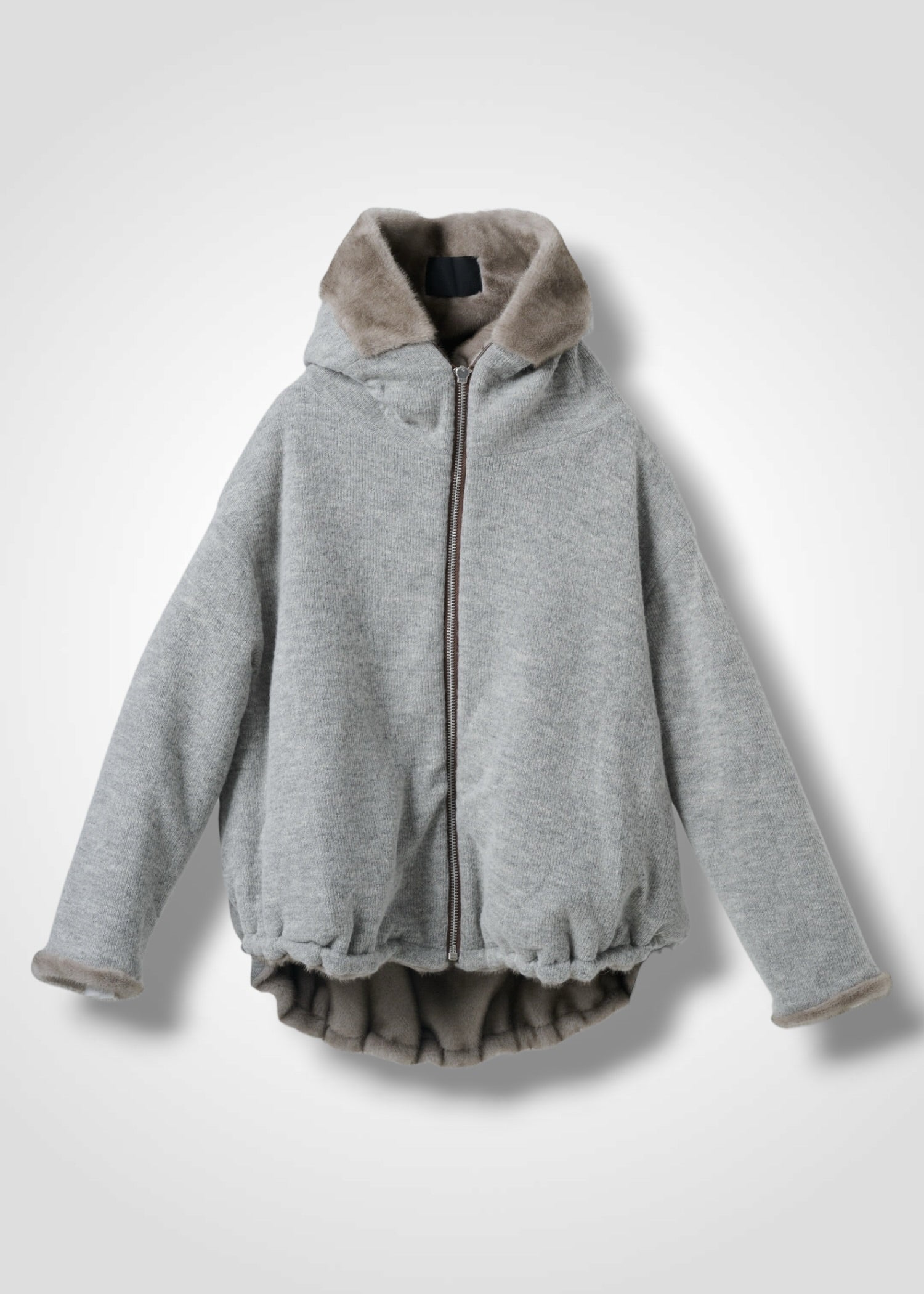 45 ODALIS ZIP PARKA / ECO MINK - C15