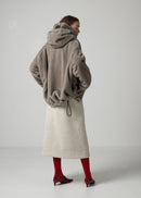 45 ODALIS ZIP PARKA / ECO MINK - C15
