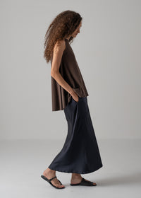 46 JENIFFER FLAIR SKIRT / DUCHESS SATIN STRETCH - C14