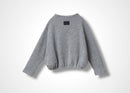 46 KORA BOTTLE NECK TOP / CHUNKY RIB JERSEY - C13