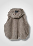 46 ORAH HOODY CROPPED VEST / ECO MINK - C15