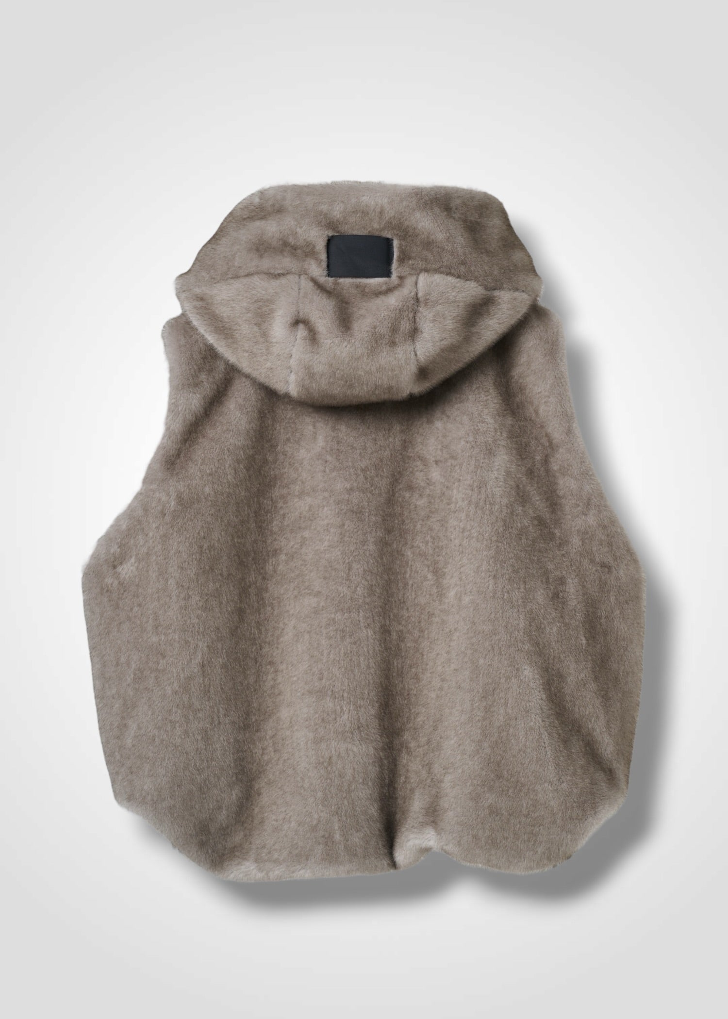 46 ORAH HOODY CROPPED VEST / ECO MINK - C15