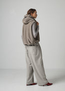 46 ORAH HOODY CROPPED VEST / ECO MINK - C15