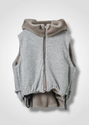 46 ORAH HOODY CROPPED VEST / ECO MINK - C15