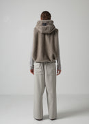 46 ORAH HOODY CROPPED VEST / ECO MINK - C15
