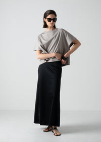 36 JENIFFER FLAIR SKIRT / SILKY SATIN JERSEY - C10