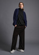 Long-sleeved bolero, navy, cogthebigsmoke, one size fits all, sustainable fashion, less is more, made in Japan, quiet luxury, minimalist