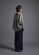Long-sleeved bolero, lt grey, cogthebigsmoke, one size fits all, sustainable fashion, less is more, made in Japan, quiet luxury, minimalist