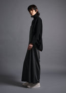 Long-sleeved bolero, black, cogthebigsmoke, one size fits all, sustainable fashion, less is more, made in Japan, quiet luxury, minimalist