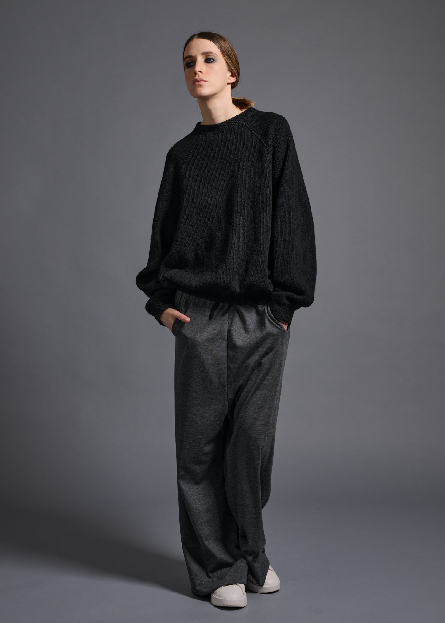 48 ELLIS SWEATSHIRT / CHUNKY RIB JERSEY - C13