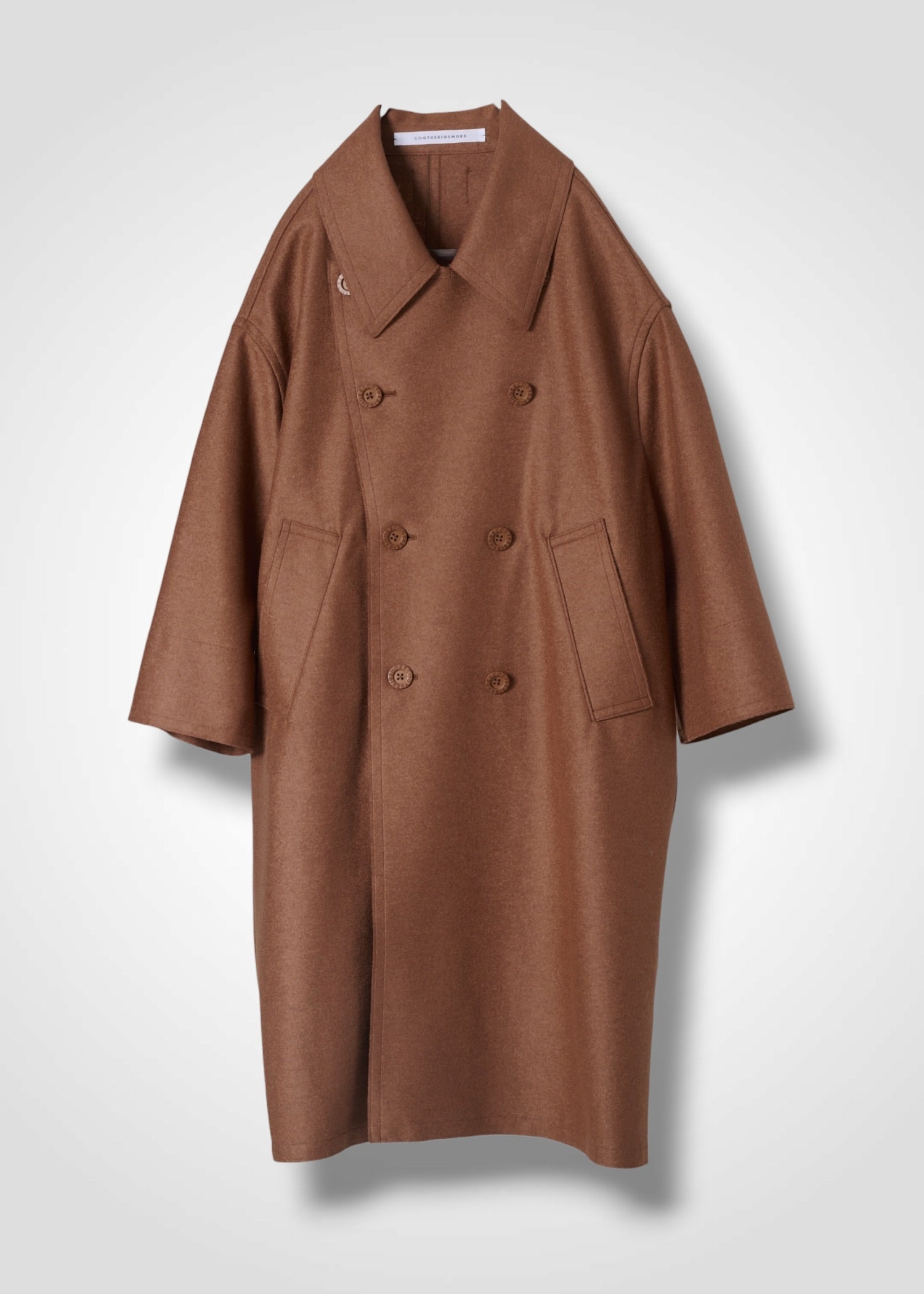 48 MARIE OVERSIZED COAT / WOOL COMPRESSED JERSEY - C15