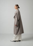 48 MARIE OVERSIZED COAT / WOOL COMPRESSED JERSEY - C15