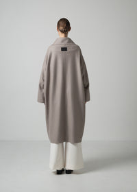 48 MARIE OVERSIZED COAT / WOOL COMPRESSED JERSEY - C15