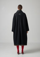 48 MARIE OVERSIZED COAT / WOOL COMPRESSED JERSEY - C15