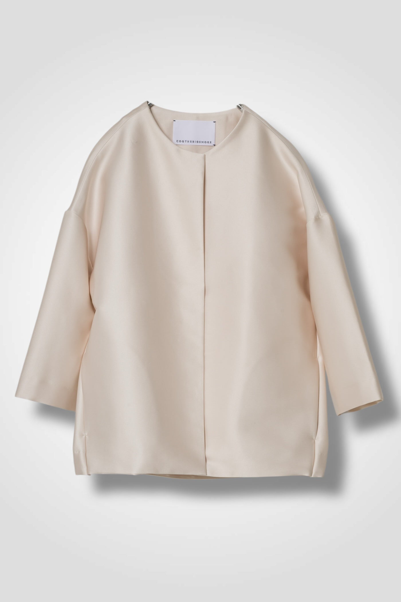 48 NATALY BALLOON JACKET / DUCHESS SATIN STRETCH - C14