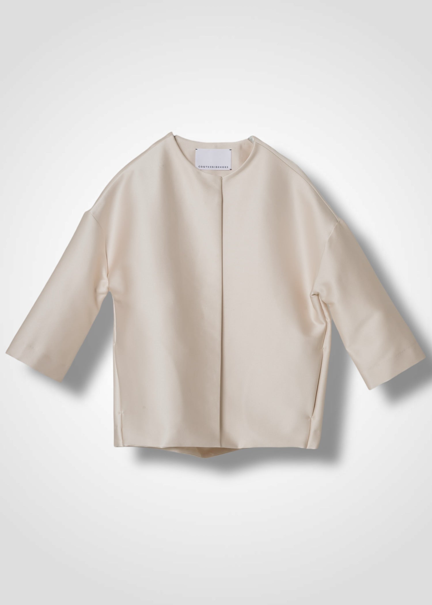 48 NATALY BALLOON JACKET / DUCHESS SATIN STRETCH - C14