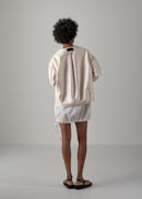 48 NATALY BALLOON JACKET / DUCHESS SATIN STRETCH - C14