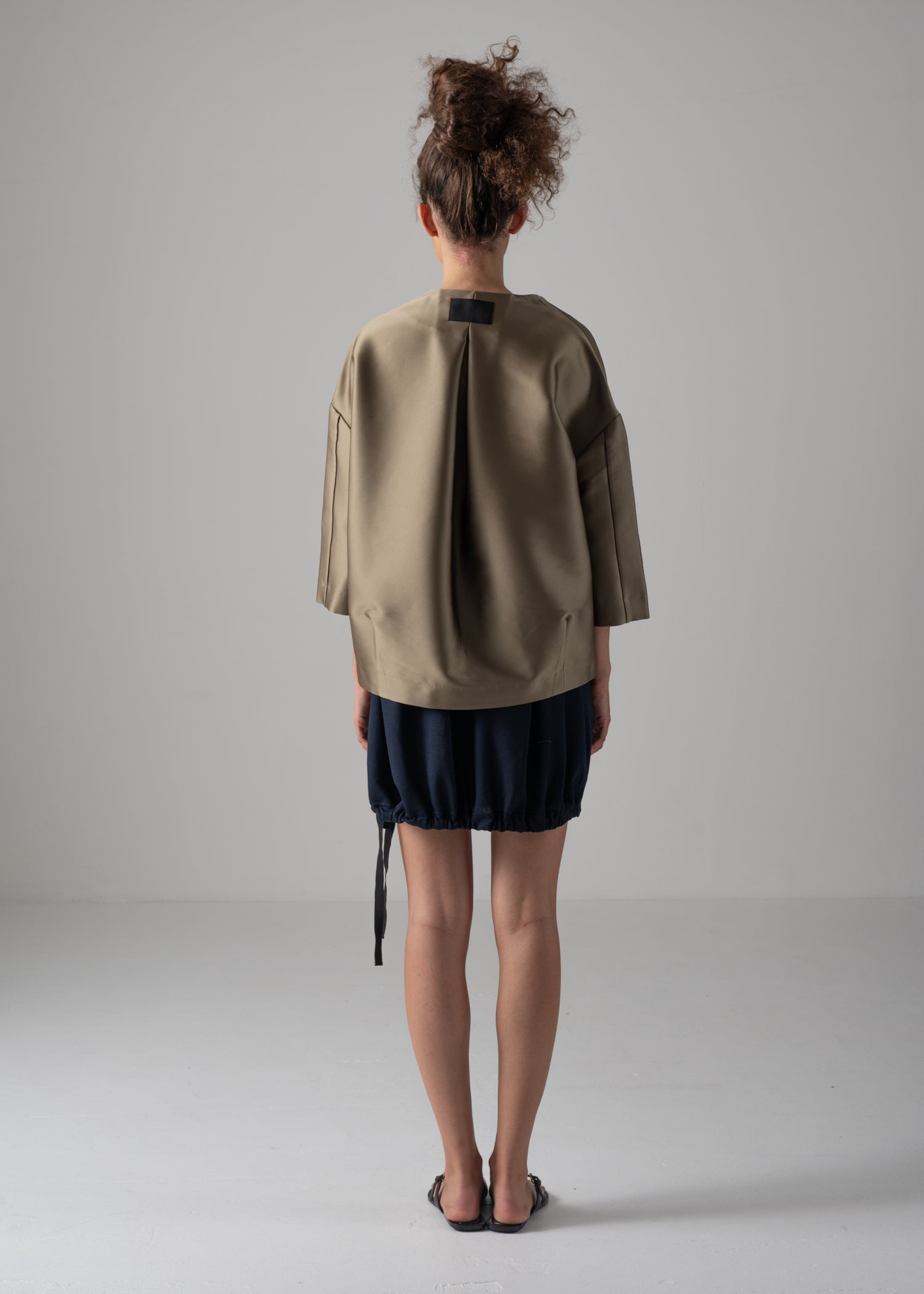 NATALY BALLOON JACKET, カラーレスジャケット, Made in Japan