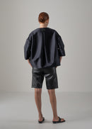 48 NATALY BALLOON JACKET / DUCHESS SATIN STRETCH - C14