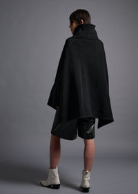 Relaxed Hoody Top, black, cogthebigsmoke, one size fits all, sustainable fashion, less is more, made in Japan, quiet luxury, minimalist