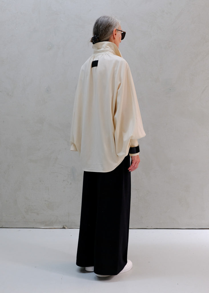 IMOGEN SHIRT / TECH WOOL TWILL JERSEY - C9