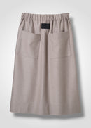 49 OCTAVIA A-LINE SKIRT W/PKT / WOOL COMPRESSED JERSEY - C15