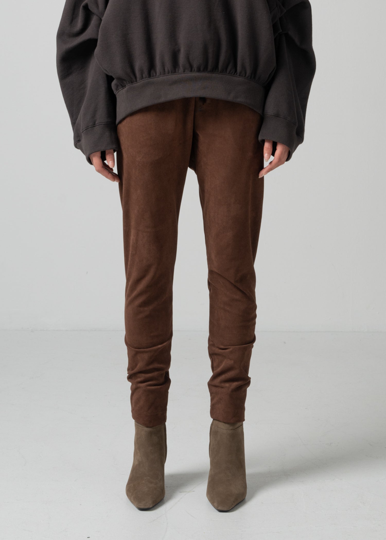 51 ELLY TROUSERS / TRICOT SUEDE - C15