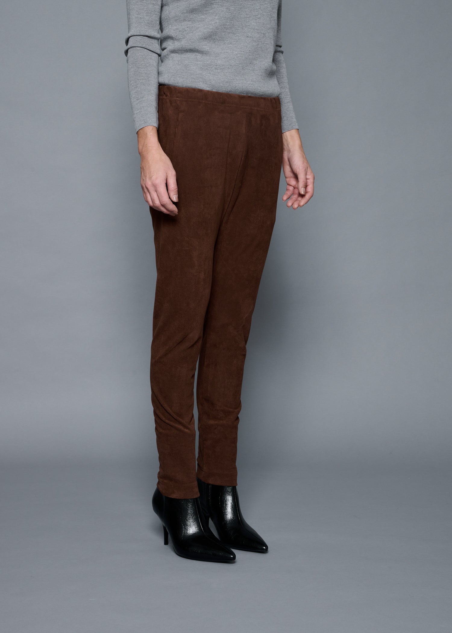 51 ELLY TROUSERS / TRICOT SUEDE - C15