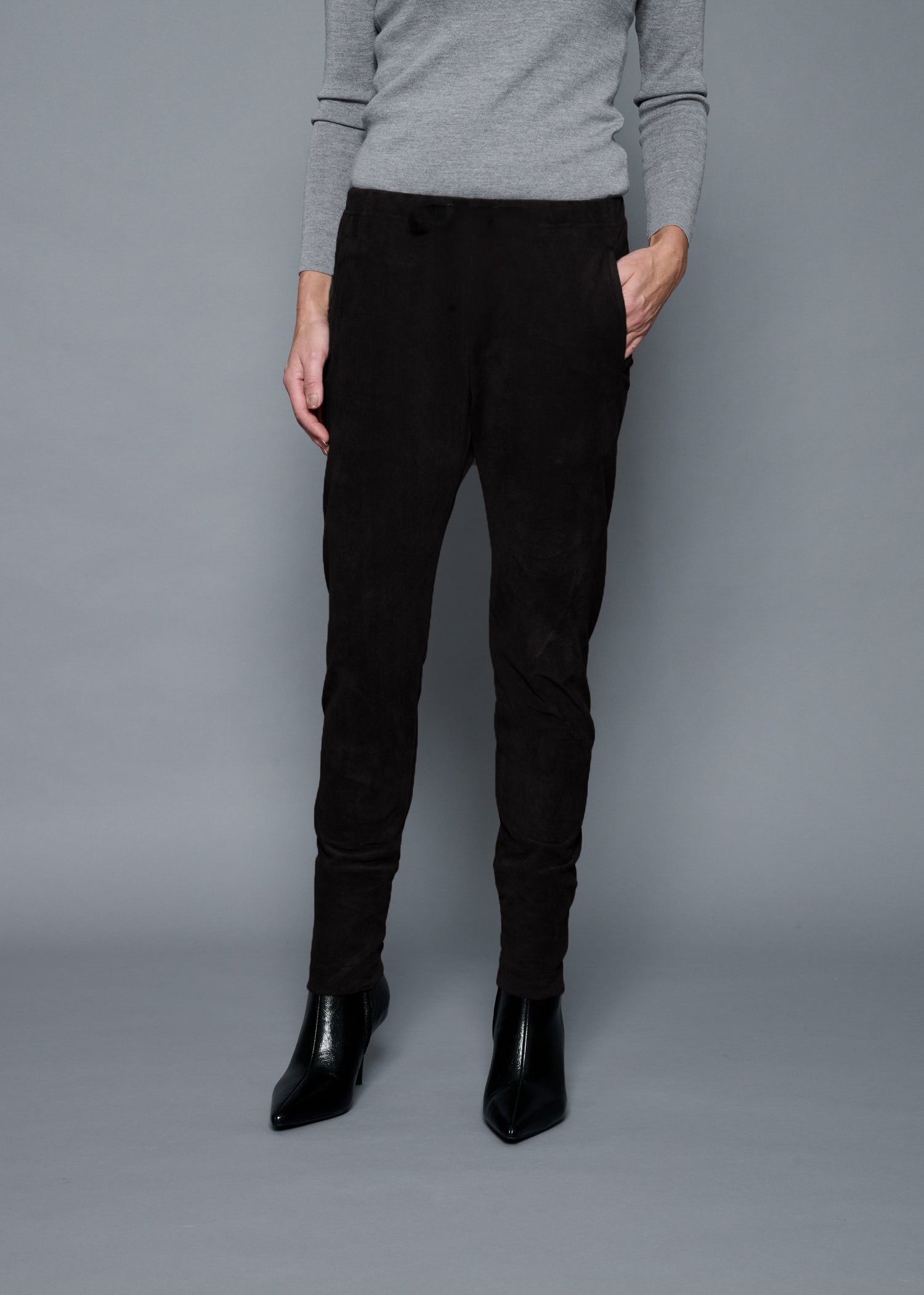 51 ELLY TROUSERS / TRICOT SUEDE - C15