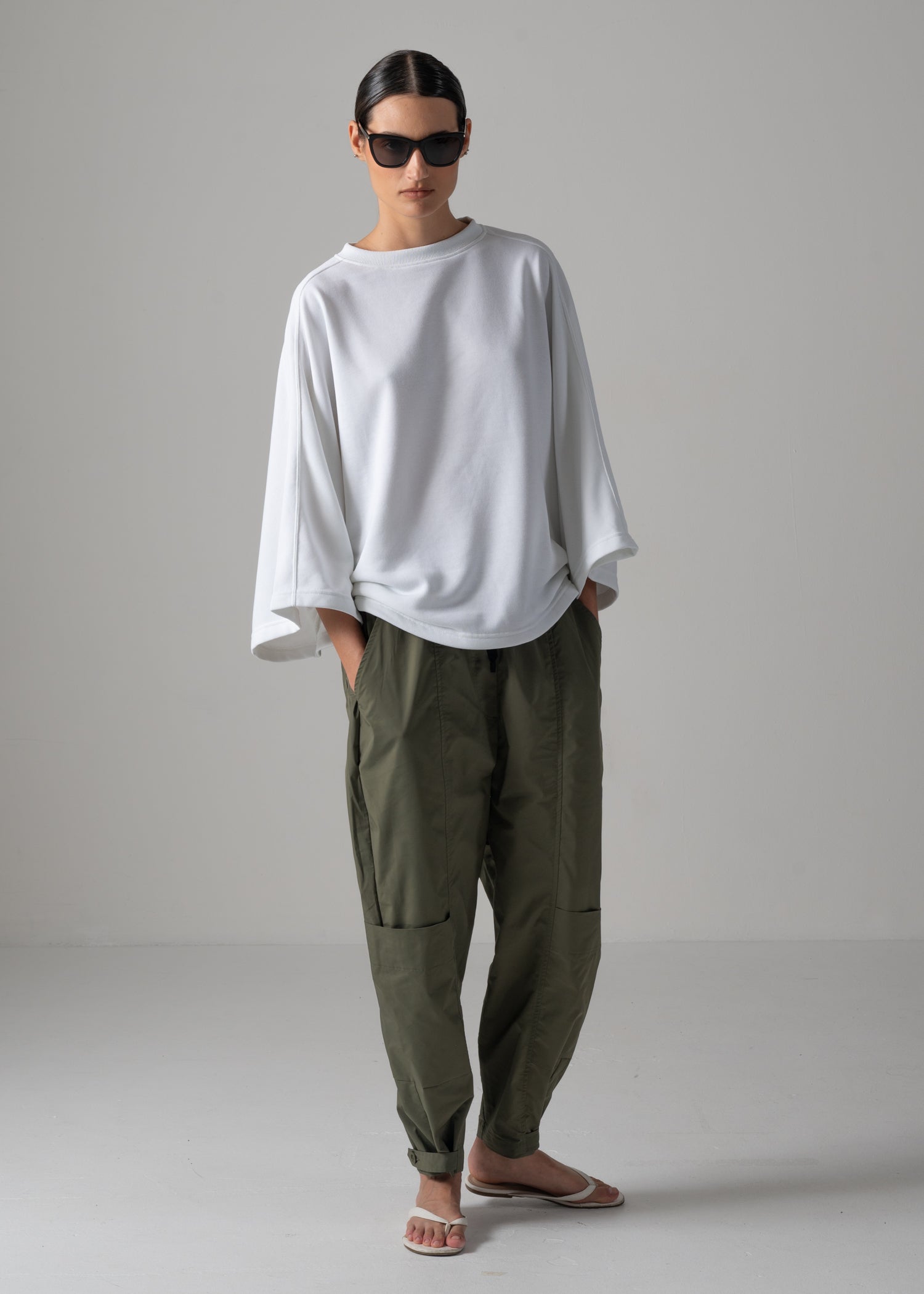 51 FRADY TROUSERS / HIGH-COUNT PL STRETCH - C14