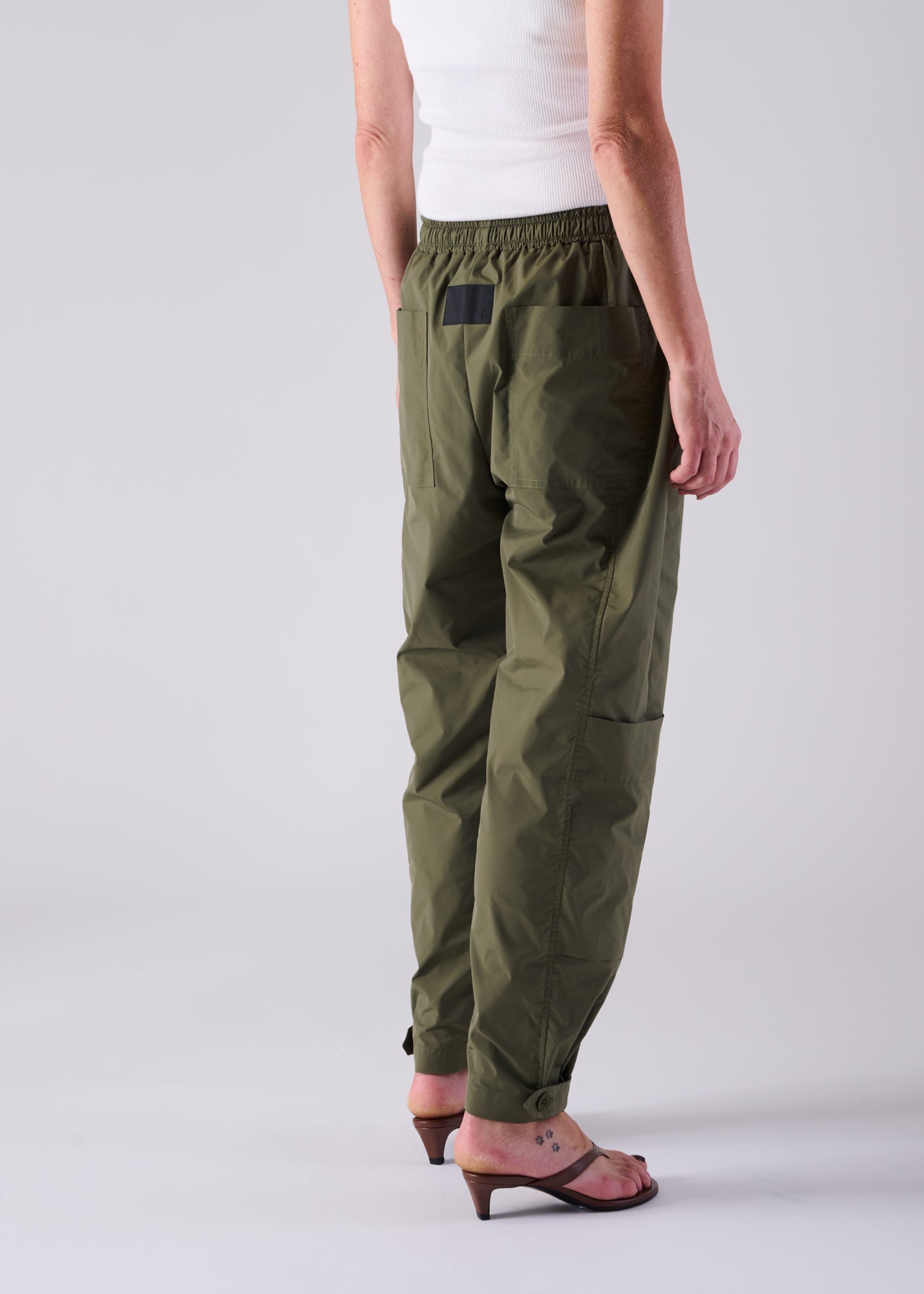 FRADY TROUSERS, Wide tapered-silhouette cargo trousers, Made in