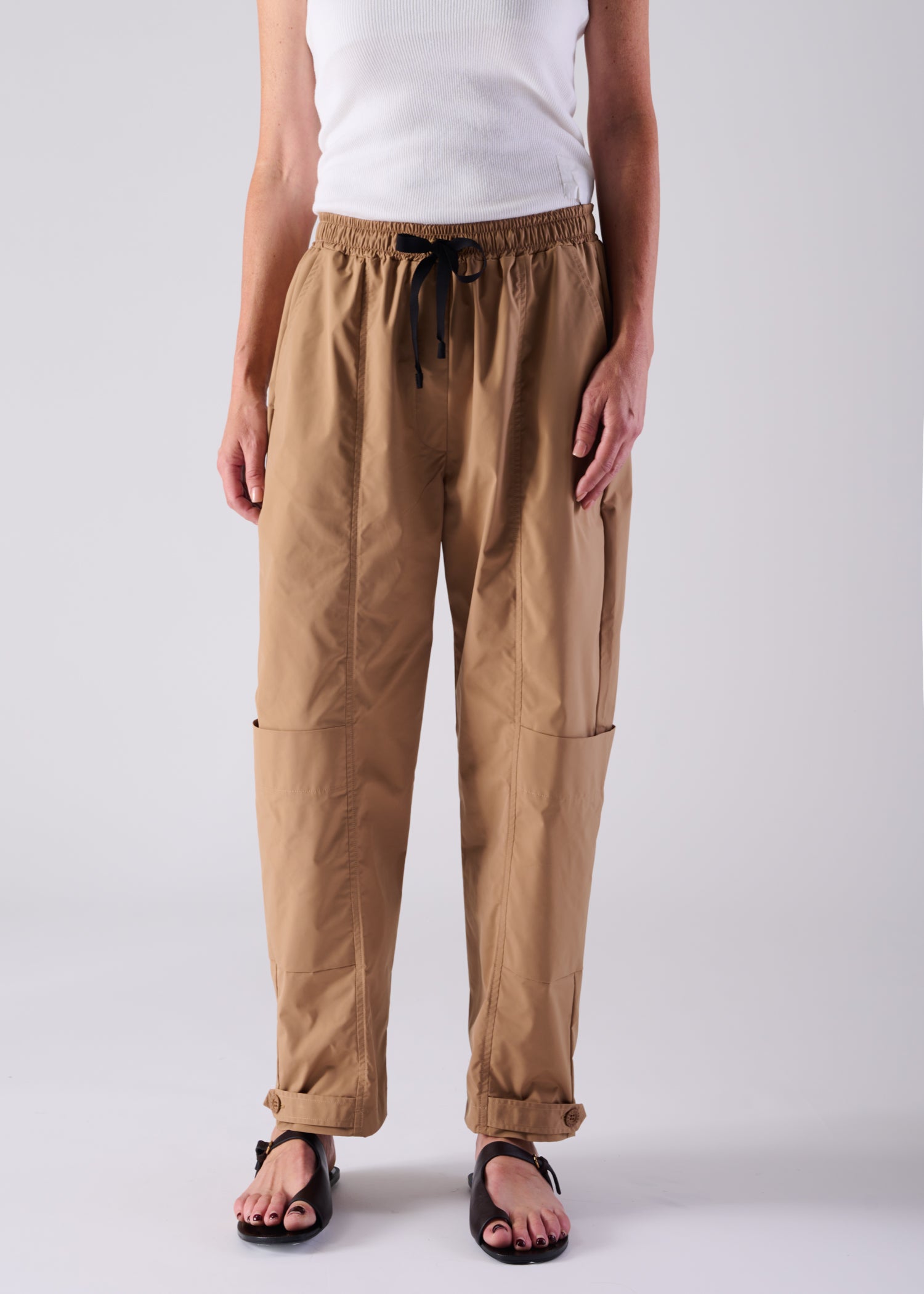 FRADY TROUSERS, Wide tapered-silhouette cargo trousers, Made in