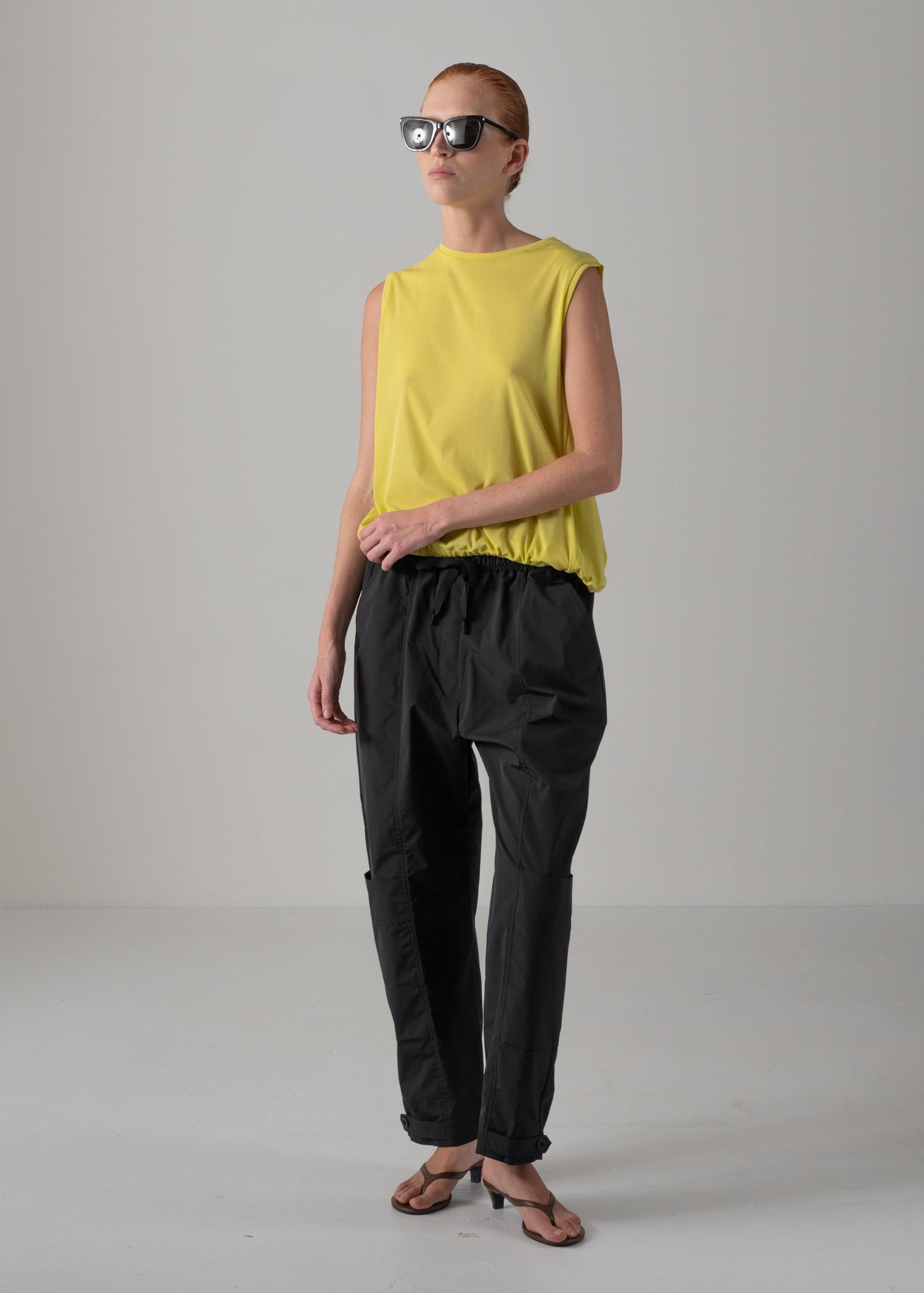 51 FRADY TROUSERS / HIGH-COUNT PL STRETCH - C14