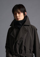 Simple tubular snood, black, cogthebigsmoke, one size fits all, sustainable fashion, less is more, made in Japan, quiet luxury, minimalist