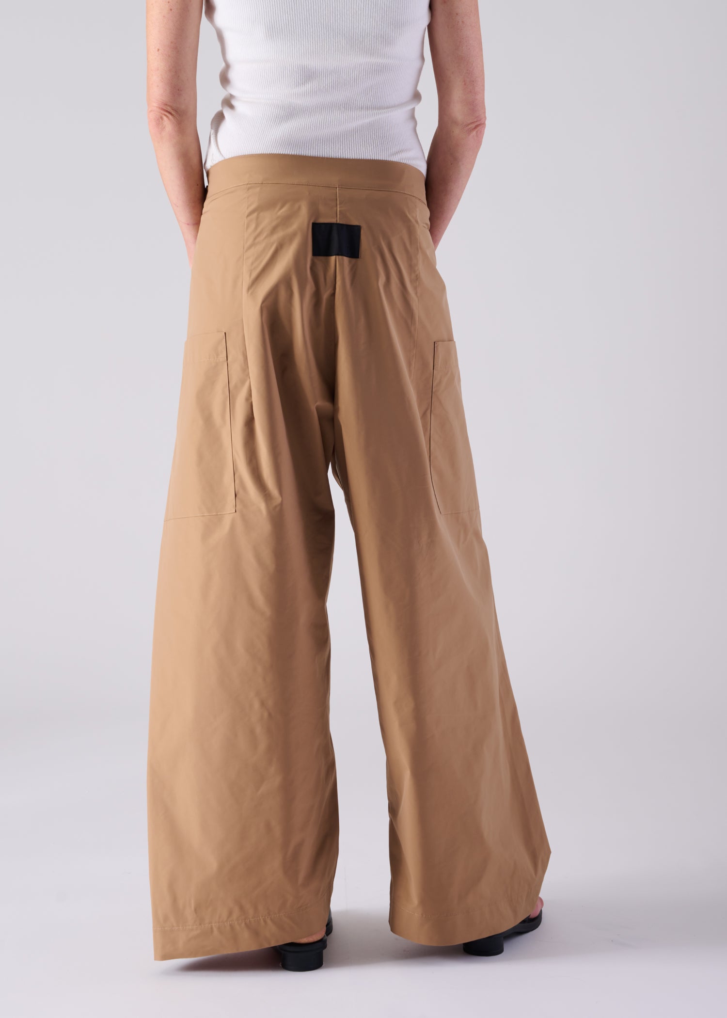 52 KARA WRAP TROUSERS / HIGH-COUNT PL STRETCH - C14